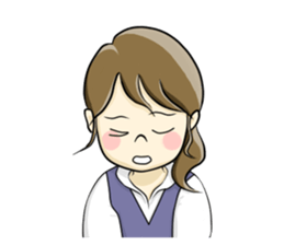 a pretty girl -Sawachin - sticker #4353517