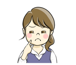 a pretty girl -Sawachin - sticker #4353519