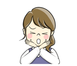 a pretty girl -Sawachin - sticker #4353520