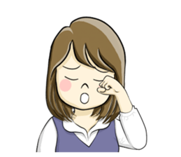 a pretty girl -Sawachin - sticker #4353521