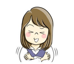 a pretty girl -Sawachin - sticker #4353523