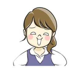 a pretty girl -Sawachin - sticker #4353526