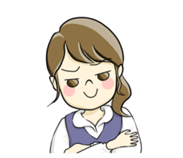 a pretty girl -Sawachin - sticker #4353529