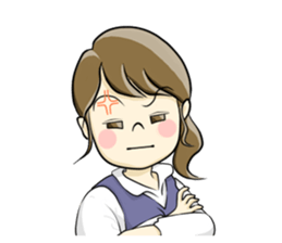 a pretty girl -Sawachin - sticker #4353532