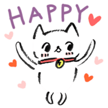 Happy Cat Stickers sticker #4353759