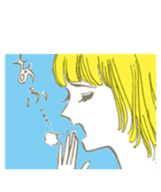 Girls' comic cool series vol. 2 sticker #4353781