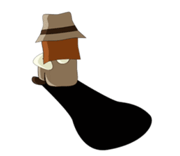 Savage girl and mosquito sticker #4353810