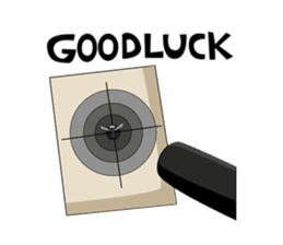 Savage girl and mosquito sticker #4353833