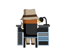 Savage girl and mosquito sticker #4353836