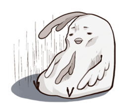 A chicken and chick sticker #4354006