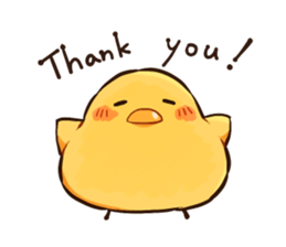 A chicken and chick sticker #4354016