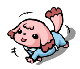 Tongue stock dog sticker #4354334