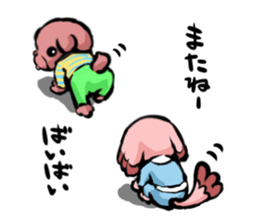 Tongue stock dog sticker #4354340