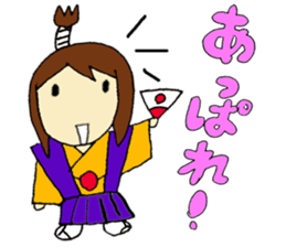 SAMURAI-SENGOKU Tsugu-chan from Japan sticker #4354942