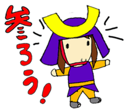 SAMURAI-SENGOKU Tsugu-chan from Japan sticker #4354958