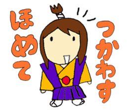 SAMURAI-SENGOKU Tsugu-chan from Japan sticker #4354959