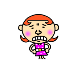 sister and youngster sticker #4354965