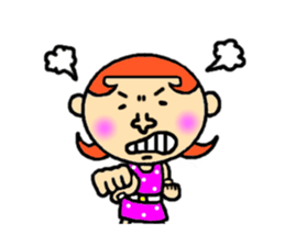 sister and youngster sticker #4354980