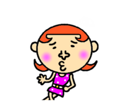 sister and youngster sticker #4354981