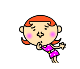 sister and youngster sticker #4354982