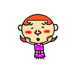 sister and youngster sticker #4354990