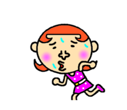 sister and youngster sticker #4354998