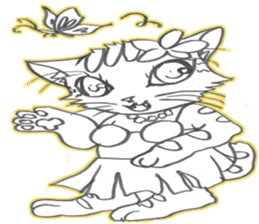 cherry cat collecton 2 a trip to guam sticker #4355464