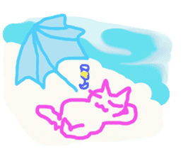 cherry cat collecton 2 a trip to guam sticker #4355473