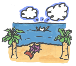 cherry cat collecton 2 a trip to guam sticker #4355478