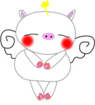 Pigs want to fly sticker #4356441