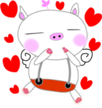 Pigs want to fly sticker #4356443