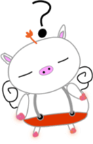 Pigs want to fly sticker #4356460