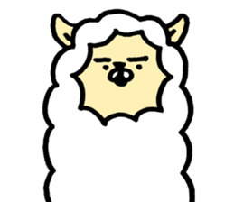 The alpaca which is freely sticker #4356480