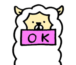 The alpaca which is freely sticker #4356481