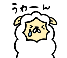 The alpaca which is freely sticker #4356484