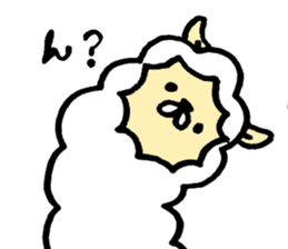 The alpaca which is freely sticker #4356488