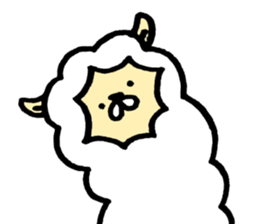 The alpaca which is freely sticker #4356489
