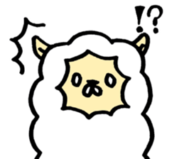 The alpaca which is freely sticker #4356494