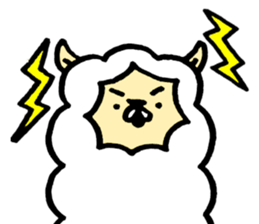 The alpaca which is freely sticker #4356495