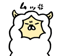 The alpaca which is freely sticker #4356498