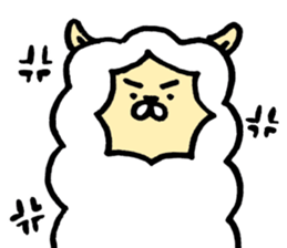 The alpaca which is freely sticker #4356499