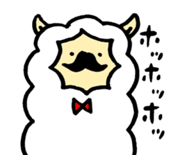 The alpaca which is freely sticker #4356500