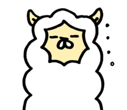 The alpaca which is freely sticker #4356501