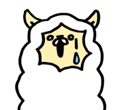 The alpaca which is freely sticker #4356504