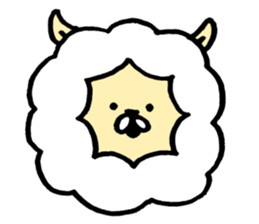 The alpaca which is freely sticker #4356505