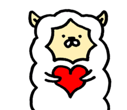 The alpaca which is freely sticker #4356509
