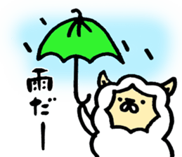 The alpaca which is freely sticker #4356510