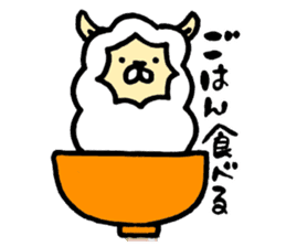 The alpaca which is freely sticker #4356512