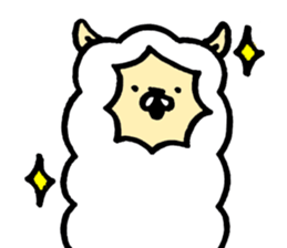The alpaca which is freely sticker #4356514