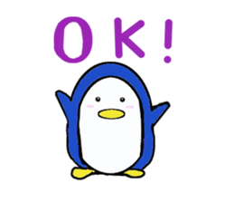 Penguin, his girlfriend and his friends sticker #4356600